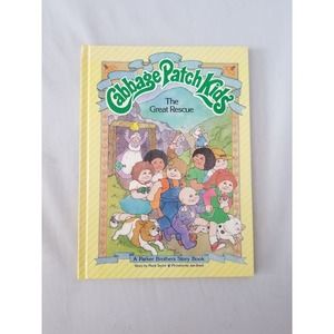 Vintage 1984 Cabbage Patch Kids Book The Great Rescue Parker Brothers